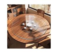 HBOOMOEM Vassoio Da Portata Rotondo Lazy Susan，Piatto Girevole Lazy Susan In Vetro Temperato，Rotazione Fluida E Silenziosa，Adatto Per Banchetti, Feste, Matrimoni, Ecc.(70CM/27.6in)