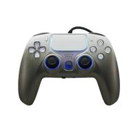 HBPYOLW Compatibile con controller di gioco cablato PS4/PS5/PC, rilevamento del movimento, trigger Hall, doppia vibrazione(D4)