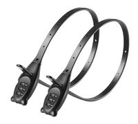 HBPYOLW Lucchetto for Corda Regolabile con Lucchetto Portatile in Lega di Zinco for Casco da Bicicletta(2pcs-53cm Bear)