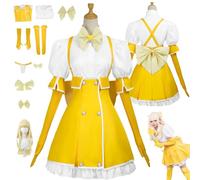 HBQC Anime 'Gushing Over Magical Girls' Personaggi Magia Sulfur Costumi Completi - Una Parrucca Di Moda Per Adulti, Festa Di Natale, Carnevale Di Halloween