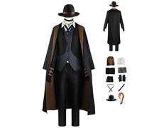 HBQC Costumi di gioco di ruolo anime Bungo Stray Dogs' Nakahara ChuuyacospIay costume completo set di costumi per parrucche modello adulto costume per festa di Halloween