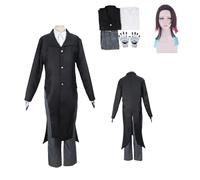 HBQC Costumi di gioco di ruolo anime Demon Slayer'Enmu CospIay Costume Set completo di parrucche Costume per adulti Costume per festa di carnevale di Halloween