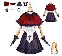 HBQC Costumi di gioco di ruolo anime 'Voglio mangiare il tuo pancreas' RubycospIay Costume Set completo di parrucche Costume per adulti Costume per festa di Halloween