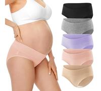 HBselect Set 5 Pezzi di Slip per Donna Traspirante e Morbido Mutandine Donna a Vita Bassa e in Cotone Mutande Donna Invisibile Colori Quotidiano XL