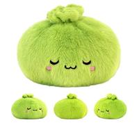 HBSFBH Peluche Gigante Dumpling, Simpatico Cuscino Imbottito di Baozi, Peluche Misterioso a Forma di Raviolo, Dumpling Cuscino Peluche, Dumpling Peluche Kawaii, Dumpling Regali antistress per Natale