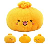 HBSFBH Peluche Gigante Dumpling, Simpatico Cuscino Imbottito di Baozi, Peluche Misterioso a Forma di Raviolo, Dumpling Cuscino Peluche, Dumpling Peluche Kawaii, Dumpling Regali antistress per Natale