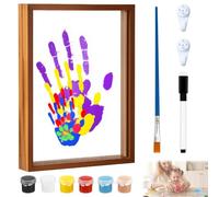 HBSFBH Set per impronte di mani e bambini, set per impronte di mani e piedi, Kit per impronte della mano per famiglia, Kit per impronte della mano, Regalo per famiglia