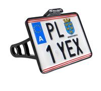 HBSKZ-FX-A LIC.PLT. SM W/TL BK AUSTRIA HARLEY FXDL 1690 DYNA LOW RIDER 2014