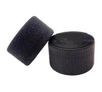 HBSVKLYNX con ganci e cinghie, Nastro da cucire con gancio e anello 3,8-10 cm di larghezza 2 m di lunghezza Grigio 2 pezzi for abbigliamento, scarpe, borse fai da te(Dark gray,5cm x 2m)