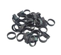 HBSVKLYNX con Una Robusta Gomma, Elastic Bands 500 PCS Black 15mm x 5mm for Office School Stationery