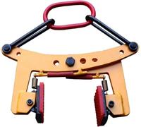 HBSVKLYNX Pane di sollevamento pesante verticale, Morsetto di sollevamento for pietre tipo X con ganasce regolabili di diverse dimensioni(4-6-8 inches)