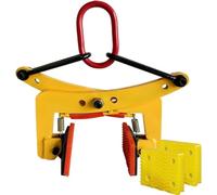 HBSVKLYNX Pane di sollevamento pesante verticale, Morsetto di sollevamento verticale for pietre con ganasce regolabili e azionamento a catena, diverse dimensioni(18-30cm)