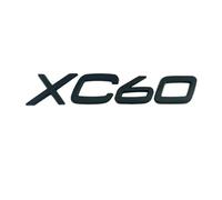 HBUNKT Auto Emblema per Volvo S60 2018-2023, Distintivo Emblem Auto Sticker Logo Decal Adesivo Lettere in Metallo per Anteriore e Posteriore Carrozzeria Tuning Accessori,XC60-Black