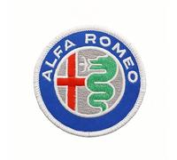 HBUNKT Auto Emblema Toppe Termoadesive per Alfa Romeo 159 2005-2011, Toppe Ricamate con Emblema Auto Patch Toppa con Ferro da Stiro o Cucire per Vestiti Cappelli Jeans Accesorios,A-Iron on/Sew On