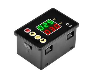 HBWL01 T2310 LED Digital Time Controller Countdown Timer on/off Switch DC 12V 24V AC 110V 220V Delay Timer Relay Module with Buzzer(DC 12V)
