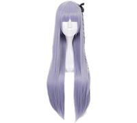 HBYLEE - 2022 Cos Wig Parrucca Kirigiri Kyouko: Trigger Happy Havoc Cosplay parrucca capelli lunghi Cosplay sintetico resistente al calore misto viola [Colore]