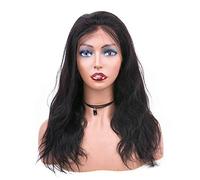 HBYLEE - 360wig parrucca nera naturale onda del corpo del pizzo 12 pollici [Colore]