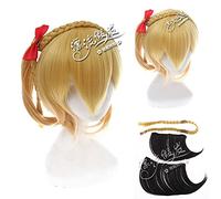 HBYLEE AniKagerou Project Mekakucity Actors Cosplay Wig Synthetic Hair Momo Yellow Cosplay Wigs Wig Wig Project Mekakucity A Momo Wig 325 [Colore]