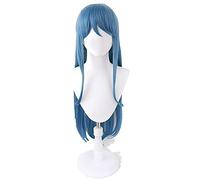 HBYLEE Anime Coser pruik Anime Maizono Sayaka Long Blue Cosplay parrucca capelli sintetici Dangan Ronpa + parrucca per feste gioco di ruolo per ragazze e donne. Colore: secondo il piano]