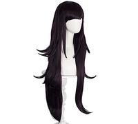 HBYLEE - Anime Coser pruik Anime mikan tsumiki Cosplay scuro viola parrucca lunga capelli sintetici Dangan Ronpa+ parrucca Cap Party ruolo gioco ragazza [Colore: Onecolor]