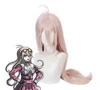 HBYLEE Anime Coser pruik Anime v3 iruma MIU Cosplay rosa parrucca lunga capelli sintetici Dangan Ronpa+ parrucca per feste ruolo gioco ragazze donne [Colore: secondo il piano]