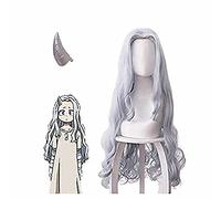 HBYLEE Anime Coser pruik Cosnoble eri - Parrucca per cosplay con clip corno anime My Hero Academia Costume per capelli Pin Eri Grigio copricapo [Colore: Onecolor]
