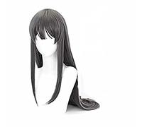 HBYLEE Anime Coser pruik Cosnoble Sakurajima - Parrucca per cosplay con fermaglio per capelli Rascal che non sogna di Bunny Girl Senpai Costume [Colore]