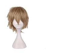 HBYLEE Anime Coser pruik Cosnoble Togami Byakuya Parrucca con occhiali, gioco per cosplay, portachiavi [Colore: Onecolor]