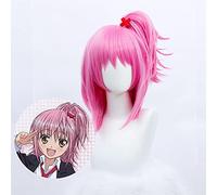 HBYLEE Anime Coser pruik Marchio Guardian Sweetheart Cosplay Parrucca AMU Hinamori Cosplay Ragazze Rosa Alta Coda di cavallo Corta Fibra Capelli Sintetica [Colore: Onecolor]