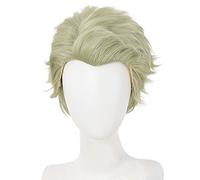 HBYLEE Anime Coser pruik Nanami Kento Parrucca Cosplay Anime Jujutsu Kaisen Misto Verde Wigs Cosplay Accessori per donne ragazze con parrucca [Colore: Onecolor]