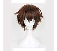 HBYLEE Anime Coser Wig Seraph End Yoichi Saotome Cosplay parrucca corta, capelli castani + parrucca sintetica resistente al calore. Colore: secondo il piano]