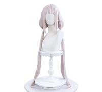 HBYLEE Cosplay Nekopara Chocolat Chocola coda di cavallo lunga marrone vaniglia Kawaii rosa 100 cm resistente al calore parrucca cosplay + parrucca rosa per feste (colore rosa, taglia: unica)