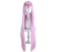HBYLEE - Cosplay Wig for anime Engage Kisara 100 cm Long Straight Light Cherry Synthetic Hair Carnival Party Wigs Costume[Colore]