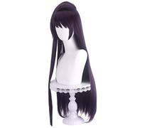HBYLEE - Cosplay Wig For Anime Komi Can't Communicate Cosplay Komi Shouko Long Purple Wig[Colore: Viola]