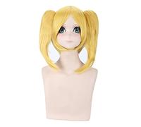 HBYLEE - Cosplay Wig For Kakegurui Compulsive Gambler Mary Saotome 40 cm Light Golden Ponytails Wigs Anime Halloween [Colore: oro]