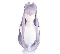 HBYLEE Gioco Kda. Parrucche Baddest Evelynn Cosplay Kda. Cosplay Parrucche lunghe viola con panini capelli sintetici resistenti al calore + cappuccio Wig [Colore: Onecolor]
