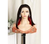HBYLEE Human Lace Wigs 13 x 4 Lace Front Short Straight Human Hair Wig for Black Women, colore: 150Density 13 x 4/Misura: 14 pollici