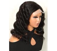 HBYLEE Human Lace Wigs 13 x 4 x 1 Lace Front Loose Deep Human Hair Wig for Black Women , colore: 150Density 13 x 4 x 1/dimensioni: 12 pollici