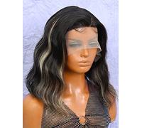 HBYLEE Human Lace Wigs 13 x 4 x 1 pizzo per capelli umani da donna, colore: 150 densità, 13 x 4 x 1/dimensioni: 14 pollici