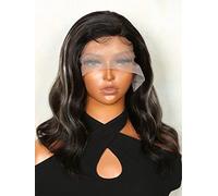 HBYLEE Human Lace Wigs 13 x 4 x 1 pizzo per capelli umani da donna, colore: 180 densità, 13 x 4 x 1/dimensioni: 16 pollici