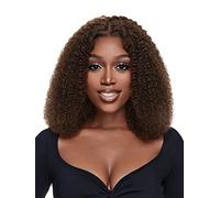 HBYLEE Human Lace Wigs 13 x 4 x 1 T-Part Front Curly Human Hair Wig for Black Women ,Colore: 150Density 13 x 4 x 1/dimensioni: 14 pollici