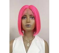 HBYLEE Human Lace Wigs 13 x 4 x 1 T-Part Lace Short Straight Human Hair Wig for Black Women, colore: 150Density 13 x 4 x 1/dimensioni: 10 pollici