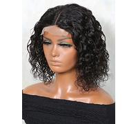 HBYLEE Human Lace Wigs 13 x 4 x 1 T-Part Lace Water Wave Human Hair Wig for Black Women ,Colore: 150Density 13 x 5 x 1/dimensioni: 6 pollici