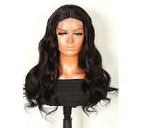 HBYLEE Human Lace Wigs Lace Front Curly Human Hair Wig for Black Women, colore: 180Density 4 * 1/Dimensioni:18 inch
