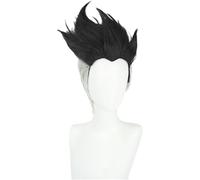 HBYLEE -ig Anime Cosplay Anime Cyberpun: Edgerunners Cosplay parrucca, David Martinez nero grigio capelli corti, gioco di ruolo Halloween Party Costume Parrucca + Cappellino [Colore: Grigio]