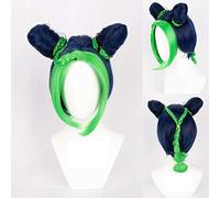 HBYLEE -ig for cosplay 4 colori JoJos bizzarra avventura vento dorato Jolyne Cujoh Kujo parrucche JoJo no Kimyou na Bouken trecce capelli Cosplay parrucche verdi