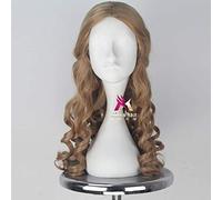 HBYLEE -ig for cosplay anime cosplay parrucca per Adultalice Cosplay Parrucca Film Alice nel paese delle meraviglie ricci lunghi capelli sintetici marrone cammello