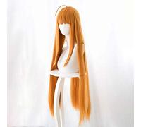 HBYLEE -ig for cosplay anime cosplay parrucca per capelli Persona 5 anime Cosplay Rose Net Parrucche con frangia 100% fibra resistente alle alte temperature arancione capelli lunghi 36 pollici