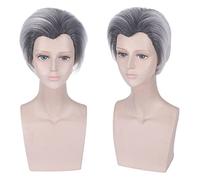 HBYLEE -ime Descendants 2 Carlos Short Wig Cosplay Costume da uomo donna resistente al calore sintetico capelli party Role Play Wigs [Colore: carlos]