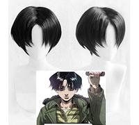 HBYLEE Killing Stalking Yoon Bum Yoonbum Wig Short Black Heat Resistant Synthetic Hair Cosplay Costume Wigs + Wig Cap [Colore]